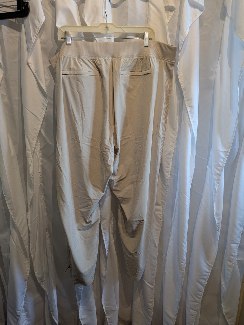 D4 Athleta Brooklyn Mid Rise Ankle Pant Beige Tan Size 22 NWT